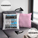 Drummer Geschenk Kissen mit Füllung 40x40 Geschenkidee für Drummer Geburtstag Lustig Ich Bin Drummer Ich Kann Es Dir Erklären Aber Nicht Für Dich Verstehen (Grau) Rosa Trendation