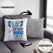 Surfer Kissen mit Füllung 40x40 Geschenk So Sieht Ein Richtig Cooler Surfer Aus Geschenkidee Spruch Lustig (Grau) Grau Trendation