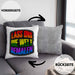 Geschenkidee LGBT Kissen mit Füllung 40x40 "Lass uns die Welt Bemalen" Regenbogenfarben (Grau) Grau Trendation
