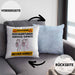 Survival-Experte Kissen mit Füllung 40x40 Geschenk Lustiger Spruch Geschenkidee für Survival-Experte Achtung Hochleistungs Survival-Experte Bei Der Arbeit (Grau) Blau Trendation