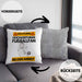 Fußballfan Kissen mit Füllung 40x40 Geschenk Lustiger Spruch Geschenkidee für Fußballfan Achtung Hochleistungs Fußballfan Bei Der Arbeit (Grau) Grau Trendation