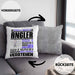 Angler Geschenk Kaffee-Kissen mit Füllung 40x40 Geschenkidee für Angler Ich Bin Angler Ich Kann Es Dir Erklären Jedoch Nicht Für Dich Verstehen Spruch Lustig (Grau) Grau Trendation