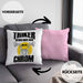 Triker Kissen mit Füllung 40x40 Geschenk Lustiger Spruch Triker Werden Nicht Grau Das Ist Chrom Geschenkidee Geburtstag (Grau) Rosa Trendation