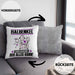 Halbenkel Kissen mit Füllung 40x40 Geschenk für Halbenkel Der Mann Der Alles Kann Geschenkidee zum Geburtstag (Grau) Grau Trendation