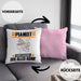Pianist Kissen mit Füllung 40x40 Geschenk für Pianist Der Mann Der Alles Kann Geschenkidee zum Geburtstag (Grau) Rosa Trendation