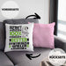 Synthesizer-Spieler Geschenk Lustiger Spruch für Synthesizer-Spieler Geschenkidee Bester Synthesizer-Spieler Der WeltKissen mit Füllung 40x40 (Grau) Rosa Trendation