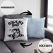 Fischer Karpfen Angler Geschenk Kissen mit Füllung 40x40 Fischer Fisch Suck My Balls Anglergeschenke (Grau) Blau Trendation