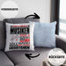Musiker Geschenk Kissen mit Füllung 40x40 Geschenkidee für Musiker Geburtstag Lustiger Spruch Ich Bin Musiker Ich Kann Es Dir Erklären Aber Nicht Für Dich Verstehen (Grau) Blau Trendation