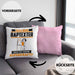 Raptexter Kissen mit Füllung 40x40 Geschenk für Raptexter Geburtstag Lustiger Spruch Was Ist Deine Superkraft (Grau) Rosa Trendation