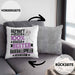 Baseballspieler Geschenk Lustiger Spruch für Baseballspieler Geschenkidee Bester Baseballspieler Der WeltKissen mit Füllung 40x40 (Grau) Grau Trendation