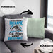 Kreuzfahrt Geschenk Kissen mit Füllung 40x40 Verkündung Geschenkidee für Kreuzfahrt-Fans Schiff (Grau) Grün Trendation
