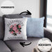 Beste Nachbarin Kissen mit Füllung 40x40 Geschenk Geburtstag Freundin Lieblings Nachbarin Geschenkidee (Grau) Blau Trendation