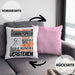Eishockeyspieler Geschenk Kaffee-Kissen mit Füllung 40x40 Geschenkidee für Eishockeyspieler Ich Bin Eishockeyspieler Ich Kann Es Dir Erklären Jedoch Nicht Für Dich Verstehen Spruch Lustig (Grau) Rosa Trendation
