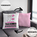 Trailrunner Geschenk Kissen mit Füllung 40x40 Ich Bin Trailrunner Aber Sag Doch Einfach Superheld Lustige Geschenkdiee für Trailrunner (Grau) Rosa Trendation