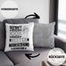 Musikerziehung Geschenk Lustiger Spruch für Musikerziehung Geschenkidee Bester Musikerziehung Der WeltKissen mit Füllung 40x40 (Grau) Grau Trendation