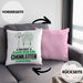 Chorleiter Geschenk Kissen mit Füllung 40x40 So Gut Kann Nur Ein Chorleiter Aussehen Geschenkidee (Grau) Rosa Trendation