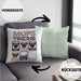 Mops Besitzer Kissen mit Füllung 40x40 Geschenk Lustiger Spruch Geschenkidee Mops Tricks Bleib (Grau) Grün Trendation