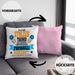 Fußballtrainer-Kissen mit Füllung 40x40 Geschenk von der Mannschaft für Trainer (Grau) Rosa Trendation