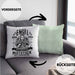 Tattoo Kissen mit Füllung 40x40 Spruch Tätowiererin Geschenk Frauen Geschenkidee (Grau) Grün Trendation