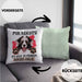 Border Collies Besitzer Kissen mit Füllung 40x40 Geschenk Lustiger Spruch Geschenkidee Mir Reichts Ich Geh Zu Meinem Border Collies (Grau) Grün Trendation