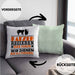 Katze Kissen mit Füllung 40x40 Geschenk Spruch Geschenkidee für Katzen-Mama Papa Katzenliebhaber Katzen Regieren Das Haus Wir Dienen Nur Als Personal (Grau) Grün Trendation
