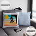 Vintage Kletter-Kissen mit Füllung 40x40 als Geschenk für Bouldersport-Fans (Grau) Blau Trendation
