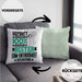 EDM-Enthusiast Geschenk Lustiger Spruch für EDM-Enthusiast Geschenkidee Bester EDM-Enthusiast Der WeltKissen mit Füllung 40x40 (Grau) Grün Trendation