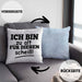 Lustige Kissen mit Füllung 40x40 mit Spruch "Ich Bin Zu Alt Für Diesen Scheiß" Lustige Geschenkidee (Grau) Blau Trendation