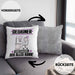 Designer Kissen mit Füllung 40x40 Geschenk für Designer Der Mann Der Alles Kann Geschenkidee zum Geburtstag (Grau) Grau Trendation