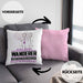Wandern Geschenk Kissen mit Füllung 40x40 Ich Bin Wandern Aber Sag Doch Einfach Superheld Lustige Geschenkdiee für Wandern (Grau) Rosa Trendation