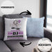 DJ Geschenk Kissen mit Füllung 40x40 Ich Bin DJ Aber Sag Doch Einfach Superheld Lustige Geschenkdiee für DJ (Grau) Blau Trendation