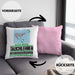 Tauchlehrer Geschenk Kissen mit Füllung 40x40 Ich Bin Tauchlehrer Aber Sag Doch Einfach Superheld Lustige Geschenkdiee für Tauchlehrer (Grau) Rosa Trendation