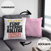 Bester Kollege Kissen mit Füllung 40x40 Geschenk für Besten Arbeitskollegen Lustiger Spruch 5 Sterne Kollege Geprüfte Qualität (Grau) Rosa Trendation