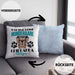 Chihuhahua Besitzer Kissen mit Füllung 40x40 Geschenk Das Ist Chihuhahua Glitzer Hundehaare Geschenkidee Frauchen Herrchen (Grau) Blau Trendation