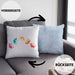 Scooter Roller Fahrer Geschenk Kissen mit Füllung 40x40 Scooterfahrer Geschenkidee Scooting Geschenkidee Jungs Profi Scooterfahrer Pro Grafik (Grau) Blau Trendation