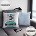 Influencer Geschenk Kissen mit Füllung 40x40 So Gut Kann Nur Ein Influencer Aussehen Geschenkidee (Grau) Blau Trendation