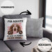 Cocker Spaniel Besitzer Kissen mit Füllung 40x40 Geschenk Lustiger Spruch Geschenkidee Mir Reichts Ich Geh Zu Meinem Cocker Spaniel (Grau) Grau Trendation