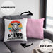 Schaf Kissen mit Füllung 40x40 Geschenk für Schaf-Hirte Schaf Flüsterer Geschenkdiee (Grau) Rosa Trendation