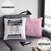 Gleitschirmlehrer Kissen mit Füllung 40x40 Geschenk für Gleitschirmlehrer Geburtstag Lustiger Spruch Was Ist Deine Superkraft (Grau) Rosa Trendation