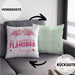 Flamingo Gang Kissen mit Füllung 40x40 Geschenkidee Pinke Flamingos JGA (Grau) Grün Trendation
