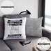 Rhythmische Gymnastin Kissen mit Füllung 40x40 Geschenk für Rhythmische Gymnastin Geburtstag Lustiger Spruch Was Ist Deine Superkraft (Grau) Grau Trendation