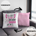 Urenkel Kissen mit Füllung 40x40 Geschenk So Sieht Ein RIchtig Cooler Urenkel Aus Geschenkidee Lustiger Spruch Geburtstag (Grau) Rosa Trendation