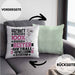 Softballspielerin Geschenk Lustiger Spruch für Softballspielerin Geschenkidee Bester Softballspielerin Der WeltKissen mit Füllung 40x40 (Grau) Grün Trendation