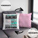 Kajaklehrer Geschenk Kaffee-Kissen mit Füllung 40x40 Geschenkidee für Kajaklehrer Ich Bin Kajaklehrer Ich Kann Es Dir Erklären Jedoch Nicht Für Dich Verstehen Spruch Lustig (Grau) Rosa Trendation