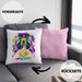 Cocker Spaniel Besitzer Farbe Love Kissen mit Füllung 40x40 Geschenk Lustiger Spruch Geschenkidee Cocker Spaniel Besitzerin (Grau) Rosa Trendation