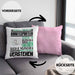 Karatesportler Geschenk Kaffee-Kissen mit Füllung 40x40 Geschenkidee für Karatesportler Ich Bin Karatesportler Ich Kann Es Dir Erklären Jedoch Nicht Für Dich Verstehen Spruch Lustig (Grau) Rosa Trendation