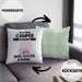 Camper Geschenk Kissen mit Füllung 40x40 Lustiger Spruch Ich Bin Camper Warum Weil Ich Es Kann Geschenkidee Bester Camper Geburtstag (Grau) Grün Trendation