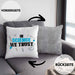 Kissen mit Füllung 40x40 Spruch "In Science We Trust" Lustiges Geschenk für Wissenschaftler Nerds (Grau) Grau Trendation