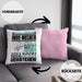 Indie-Musiker Geschenk Kissen mit Füllung 40x40 Geschenkidee für Indie-Musiker Geburtstag Lustig Ich Bin Indie-Musiker Ich Kann Es Dir Erklären Aber Nicht Für Dich Verstehen (Grau) Rosa Trendation