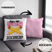 Abi Geschafft Abitur Prüfung Bestanden Kissen mit Füllung 40x40 Geschenk Kann Ich Jetzt Weiter Zeichnen Malen Künstlerin Künstler Geschenkidee (Grau) Rosa Trendation